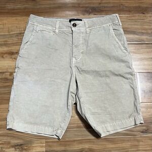 American Eagle Men's Size 30 Beige Classic At The Knee Chino‎ Shorts